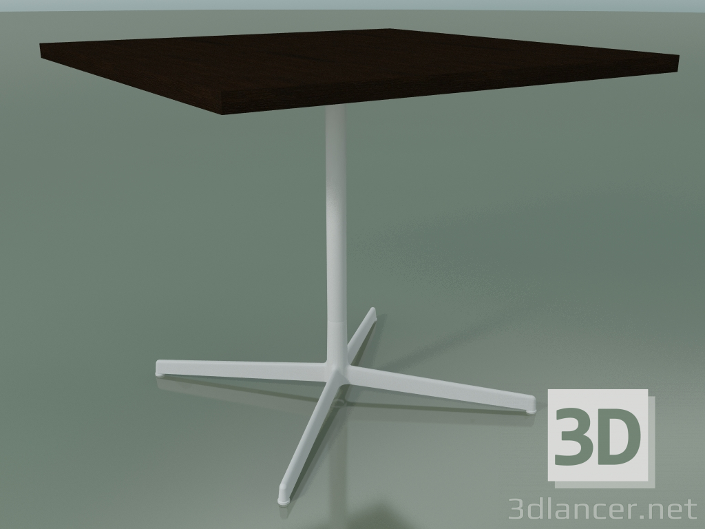 3d model Mesa cuadrada 5567 (H 74 - 90x90 cm, Wenge, V12) - vista previa