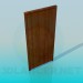 3d model Wooden door - preview