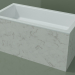 modello 3D Lavabo da appoggio (01R142101, Carrara M01, L 72, P 36, H 36 cm) - anteprima