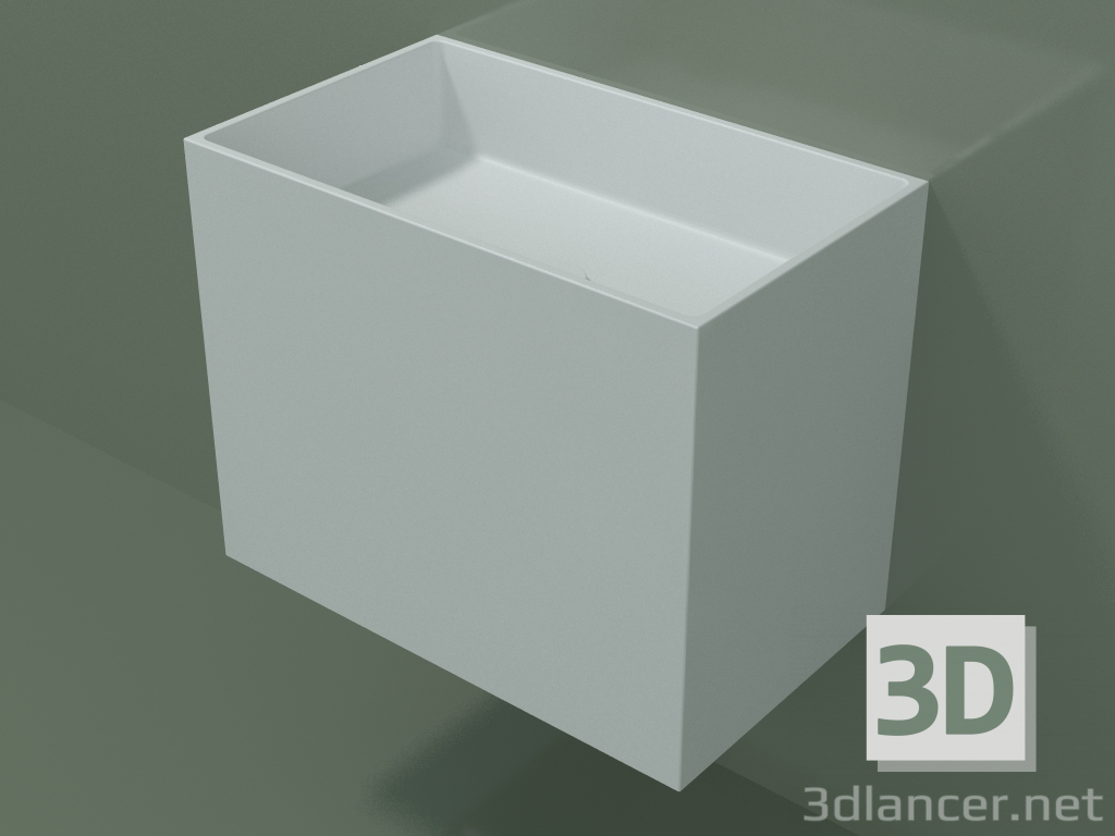 Modelo 3d Lavatório de parede (02UN33101, Glacier White C01, L 60, P 36, H 48 cm) - preview