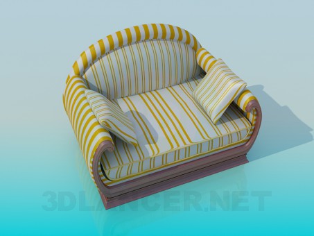 3D Modell Sessel - Vorschau