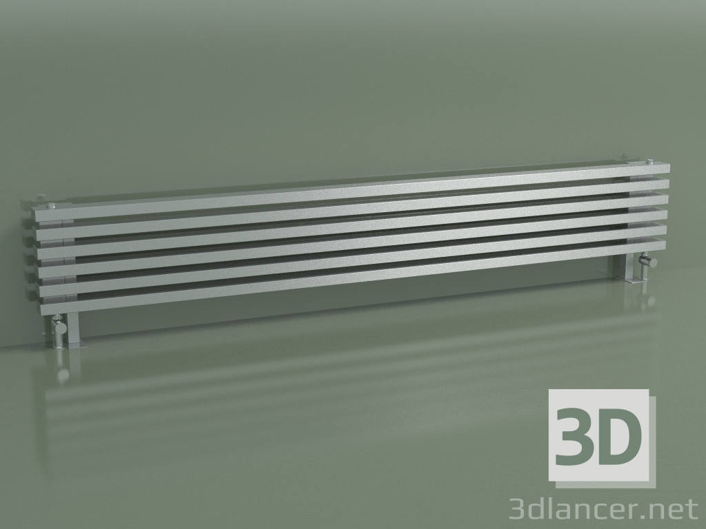 3d model Horizontal radiator RETTA (6 sections 2000 mm 60x30, technolac) - preview