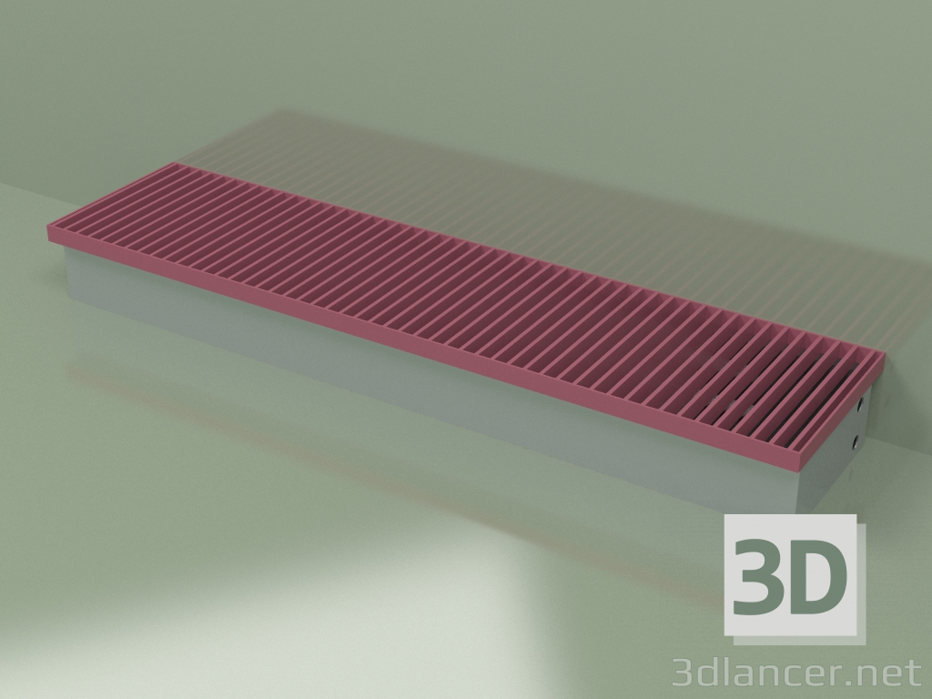 3d model Duct convector - Aquilo F2С (240х1000х110, RAL 4002) - preview