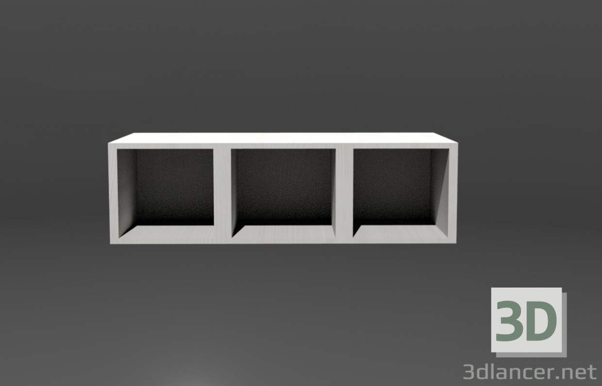 modello 3D di Mensola pensile comprare - rendering