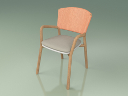 Chaise 061 (Orange, Résine Polyuréthane Gris)