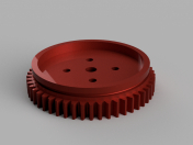 Handwheel with flange