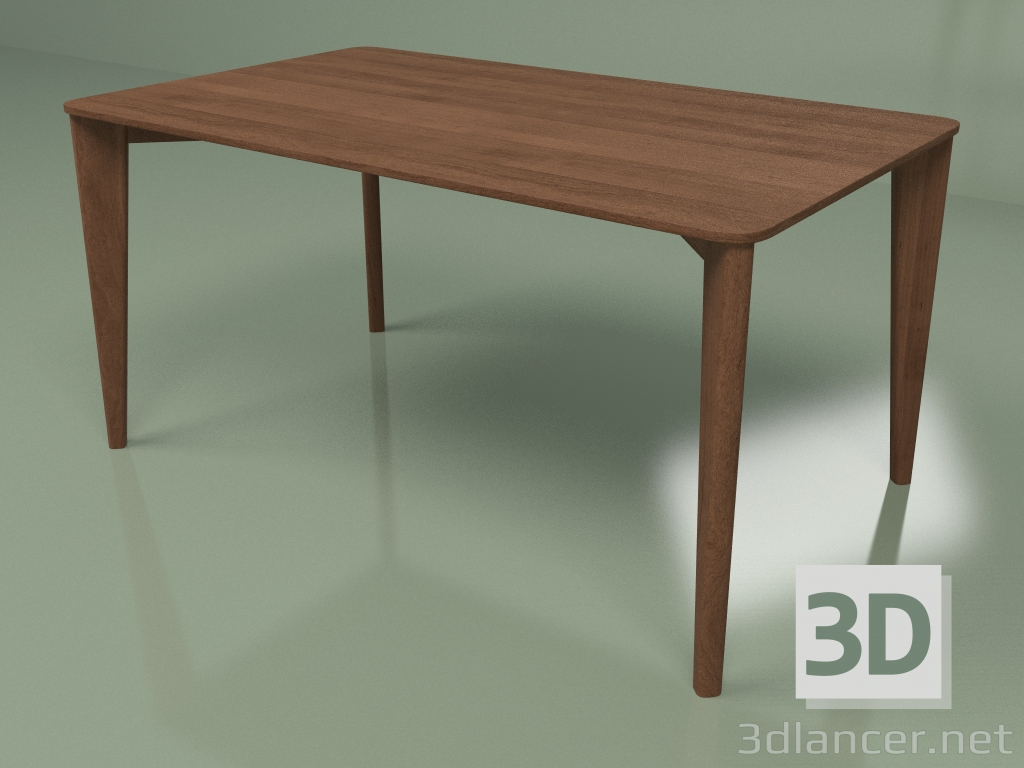 3d model Mesa de comedor Disl (nogal) - vista previa