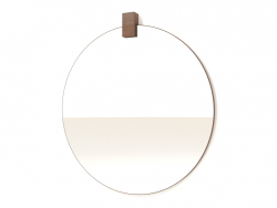 Mirror ZL 04 (d=500, wood brown light)