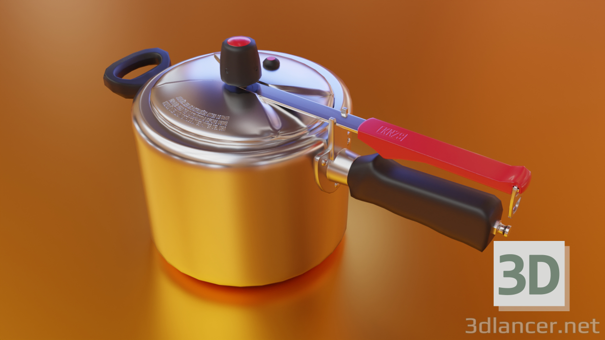 3d Pressure cooker model buy - render