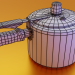 3d Pressure cooker model buy - render