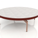 3d model Round coffee table Ø120 (Wine red, DEKTON Kreta) - preview