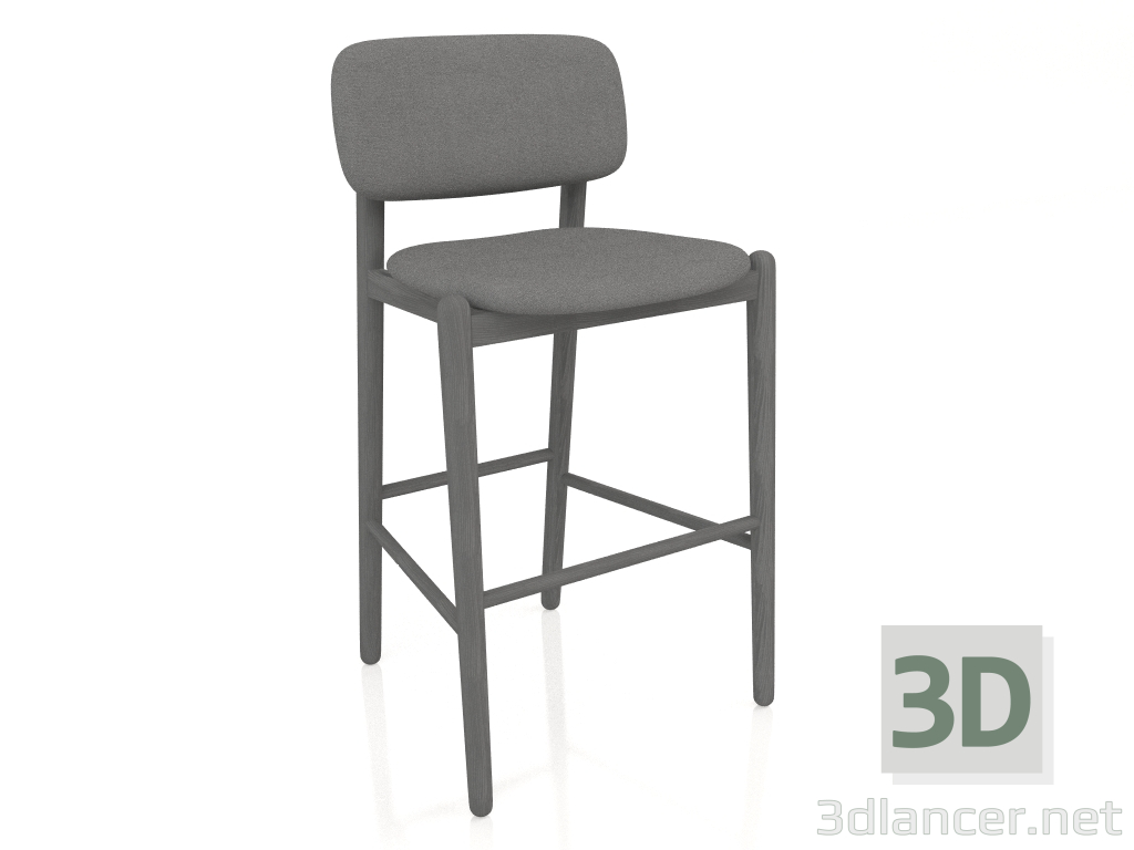 3D modeli Bar taburesi Hafif (01) - önizleme