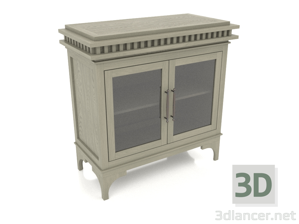 3d model Cómoda con puertas (1 sección) - vista previa