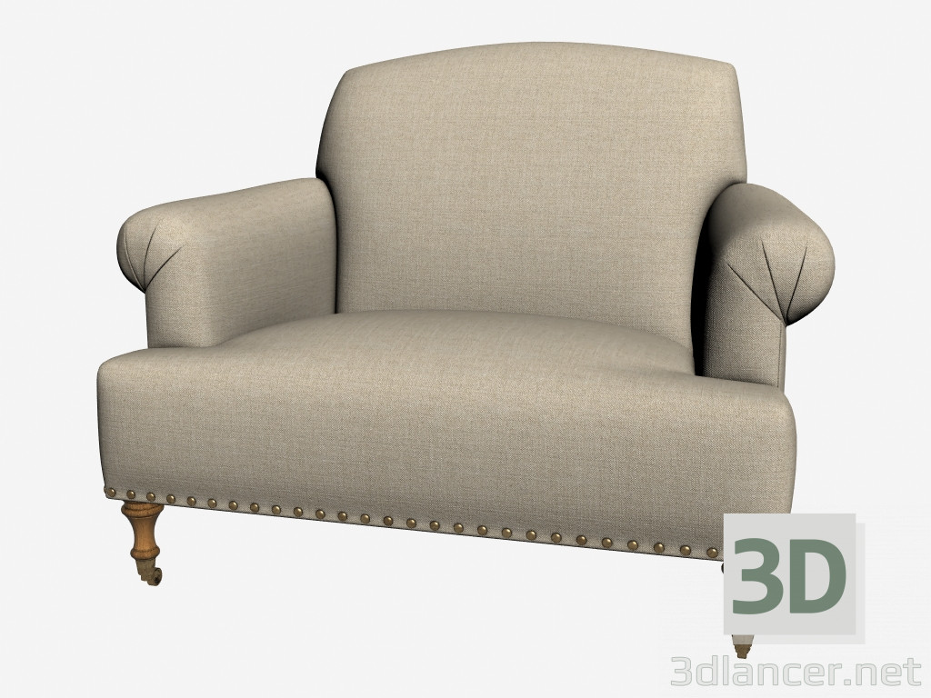 modèle 3D Fauteuil WINONA (602 004-F06) - preview