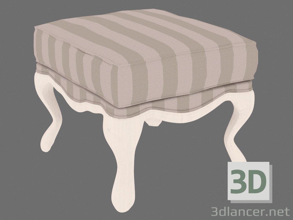 3d model Puf Villa Stripes - preview