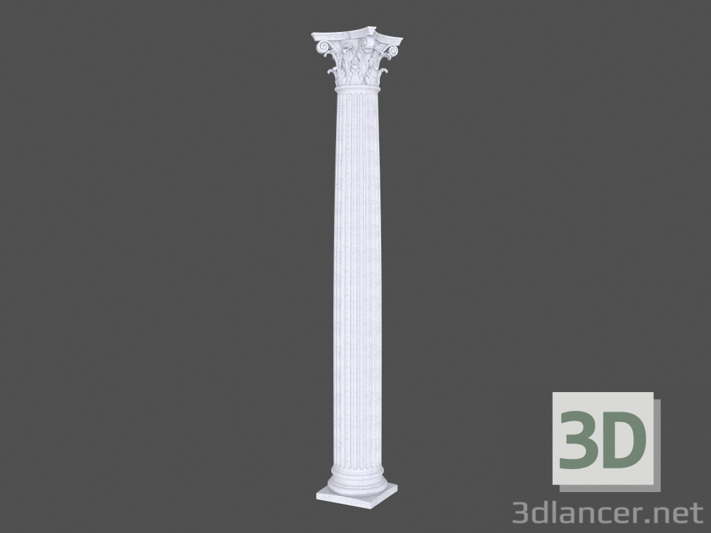 modello 3D Colonna (K39K) - anteprima