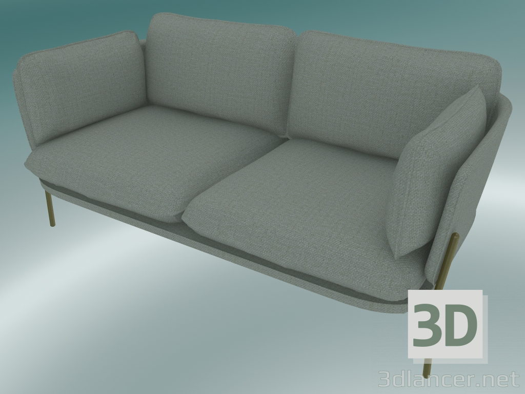 3d model Sofa Sofa (LN2, 84x168 H 75cm, Bronzed legs, Sunniva 2 717) - preview