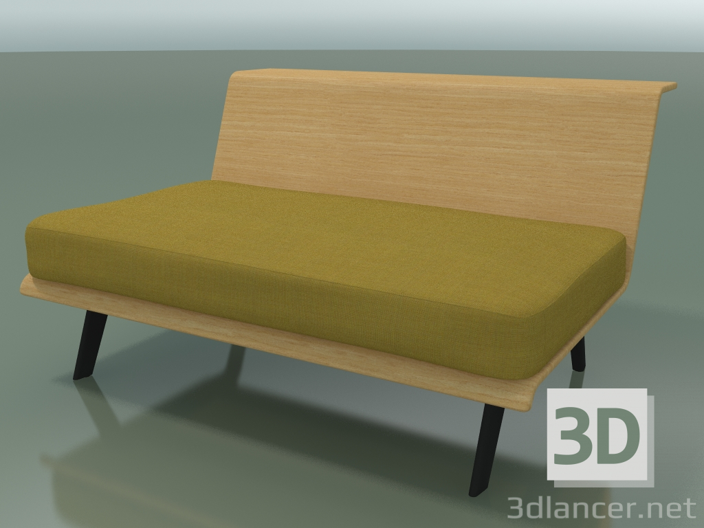 3D modeli Merkezi modül Lounge 4419 (L 120 cm, Doğal meşe) - önizleme