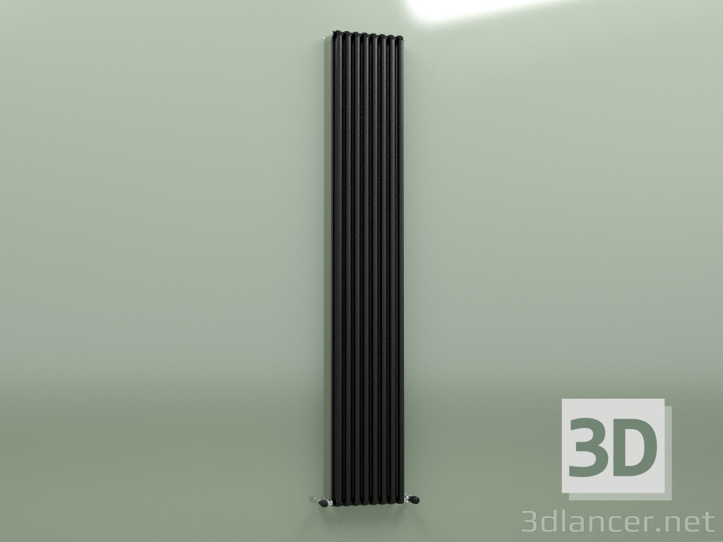 Modelo 3d Radiador SAX 2 (H 2000 8 EL, Preto - RAL 9005) - preview