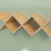 Modelo 3d Prateleira para sala Woo Shelf long (café) - preview