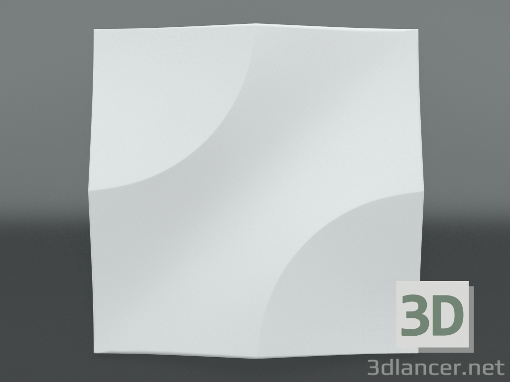 Modelo 3d Painel 3d de gesso P-605 - preview