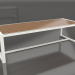 3d model Dining table with glass top 268 (Agate gray) - preview