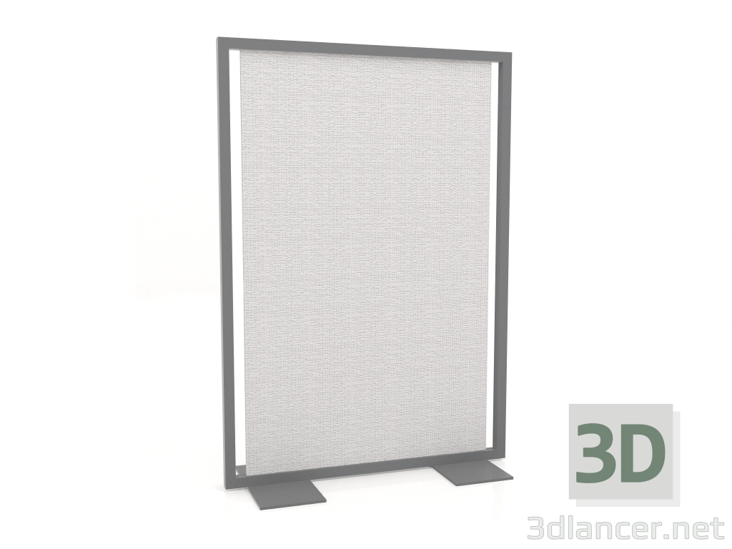 modello 3D Schermo divisorio 120x170 (Antracite) - anteprima