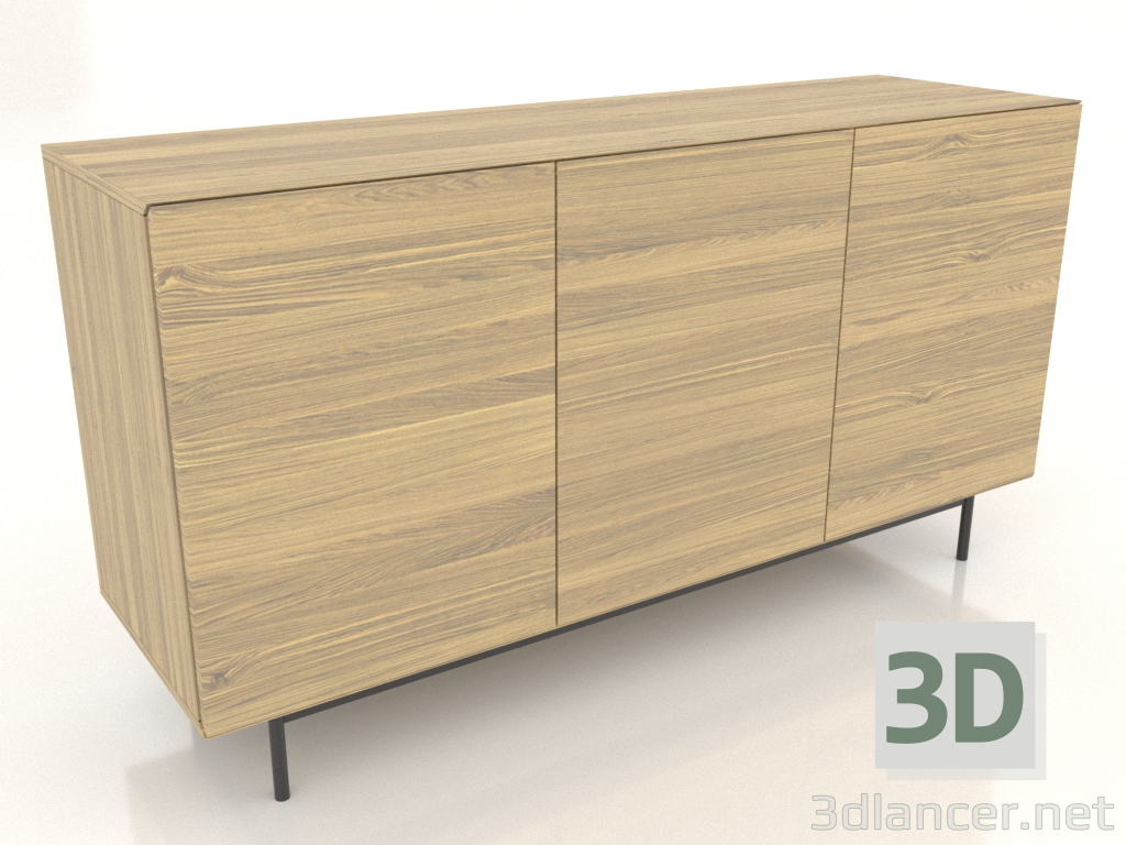 Modelo 3d Cômoda 1 1500 mm (carvalho aceso) - preview