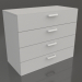 modello 3D Armadio da incasso LK-900 TYA-V 900 (con 4 cassetti) - anteprima modello 3D Armadio da incasso LK-900 TYA-V 900 (con 4 cassetti) - anteprima