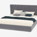 Modelo 3d Cama de casal Selene - preview