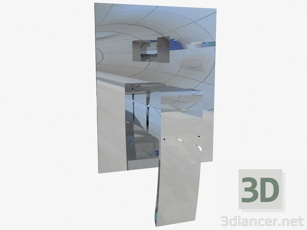 Modelo 3d Misturador de duche escondido com interruptor no chuveiro Vigo (BDW 044P) - preview