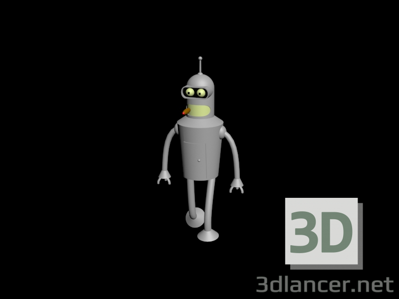 3d модель Бендер – превью