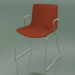 3d model Chair 0313 (on a slide with armrests, with removable leather upholstery, cover 3) - preview