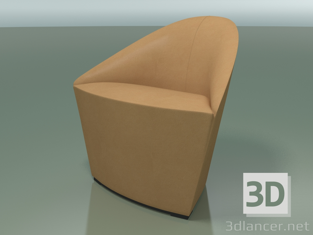 Modelo 3d Poltrona 4300 (S-79 cm, estofamento em couro) - preview