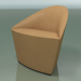 3d model Armchair 4300 (S-79 cm, leather upholstery) - preview