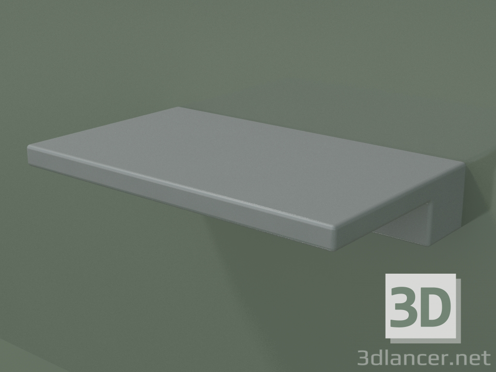 3d model Estante (90U18001, gris plateado C35, L 20 cm) - vista previa