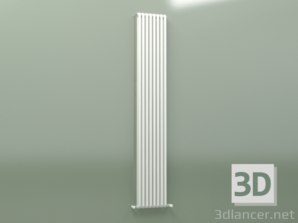 modello 3D Radiatore SAX 2 (H 2000 8 EL, Standard bianco) - anteprima