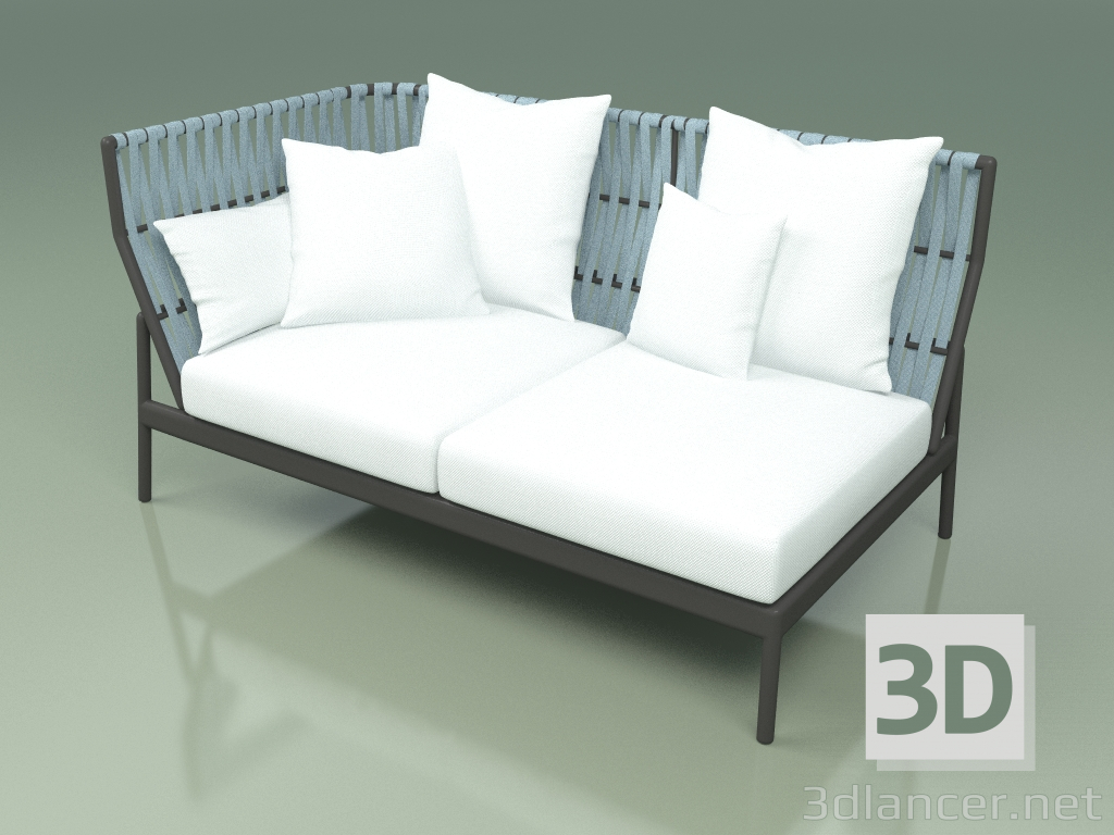 3d model Sofa module right 104 (Belt Sky) - preview