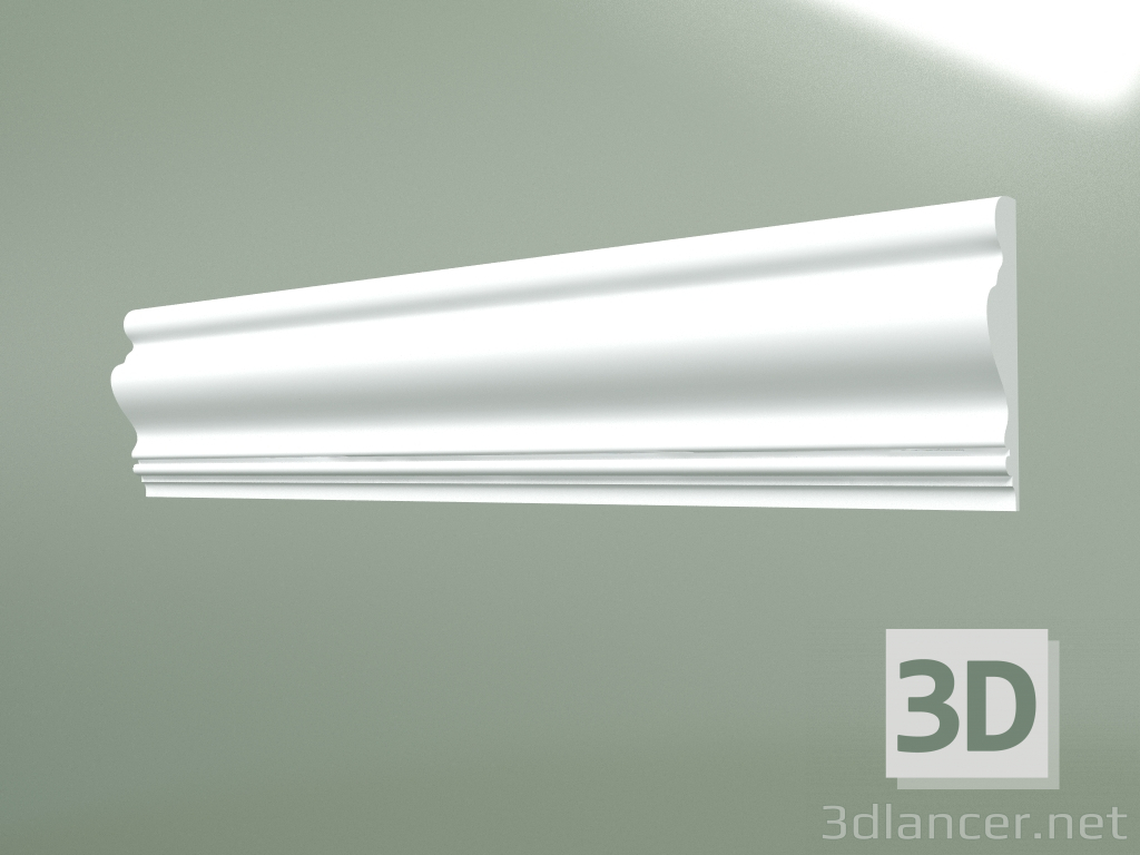 3d model Gypsum molding MT106 - preview