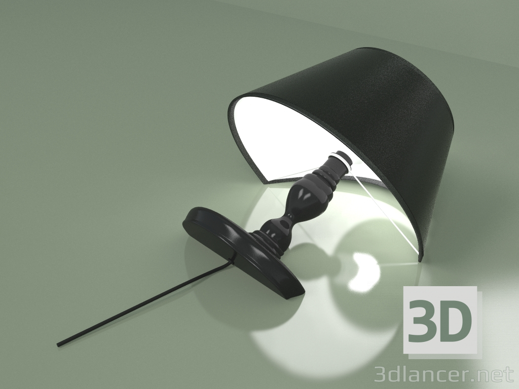 3d model Table lamp Titanic (black) - preview