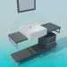 3d model The sink cabinet with drawers - preview