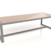 3d model Mesa de comedor con tapa de cristal 268 (Gris cuarzo) - vista previa