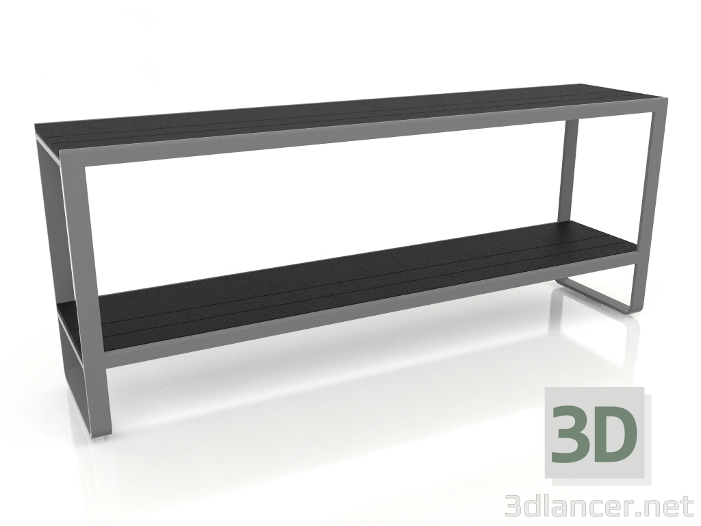 3d модель Стелаж 180 (DEKTON Domoos, Anthracite) – превью