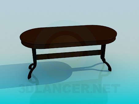 3d model Table in the dining room - preview