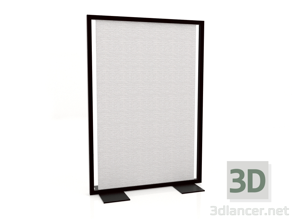 3d model Screen partition 120x170 (Black) - preview