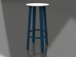 Tabouret haut (Gris bleu)