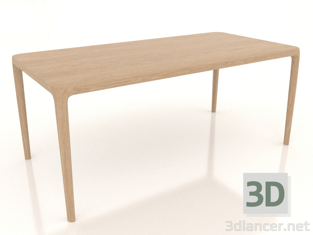 modèle 3D Table à manger Kasauri 1800x900 mm (Chêne blanchi) - preview modèle 3D Table à manger Kasauri 1800x900 mm (Chêne blanchi) - preview