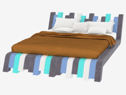 Lit double Cu.Bed Color