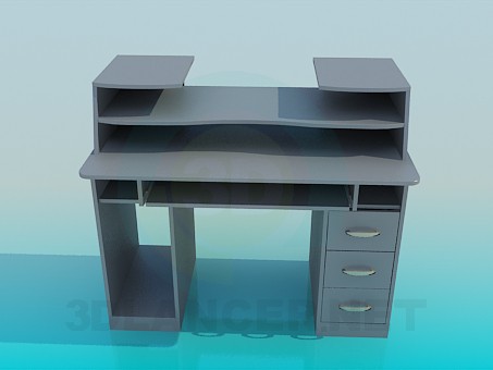 3d model Computer Desk - preview