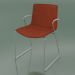 3d model Chair 0313 (on rails with armrests, with removable leather upholstery, cover 2) - preview